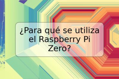 ¿Para qué se utiliza el Raspberry Pi Zero?