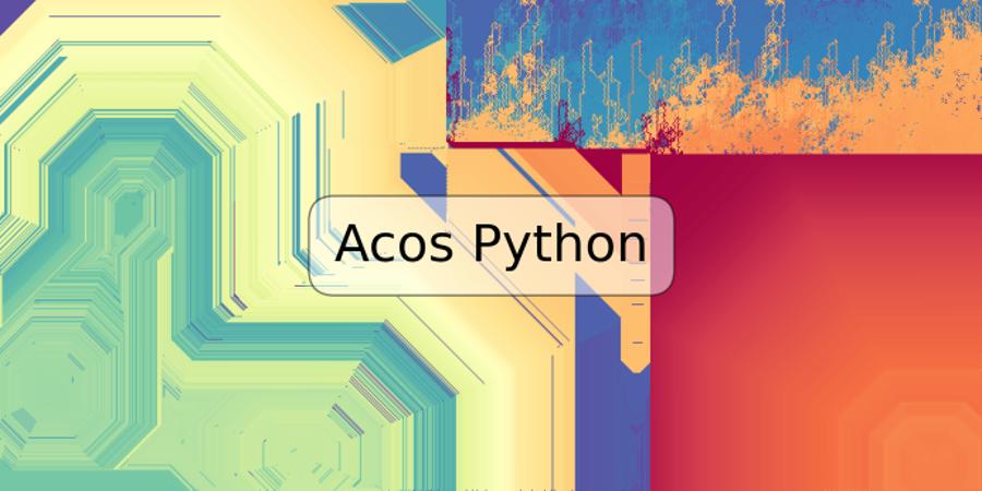 Acos Python