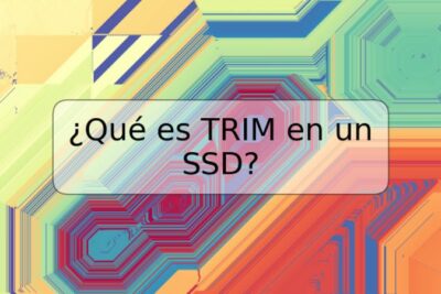 ¿Qué es TRIM en un SSD?