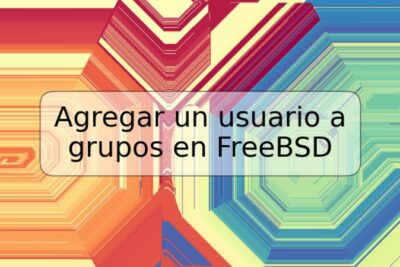 Agregar un usuario a grupos en FreeBSD