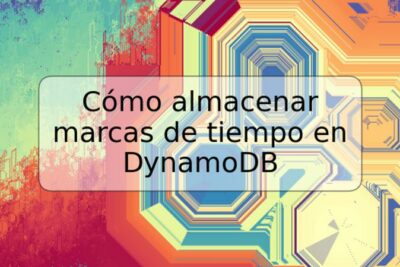 Cómo almacenar marcas de tiempo en DynamoDB