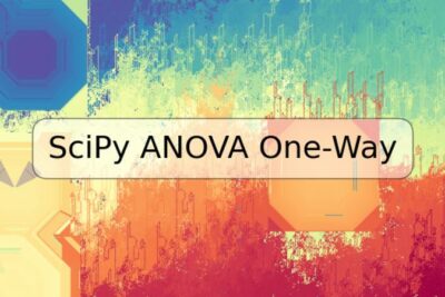 SciPy ANOVA One-Way