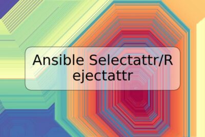 Ansible Selectattr/Rejectattr