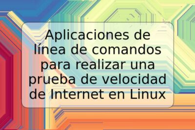 Aplicaciones de línea de comandos para realizar una prueba de velocidad de Internet en Linux