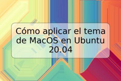 Cómo aplicar el tema de MacOS en Ubuntu 20.04