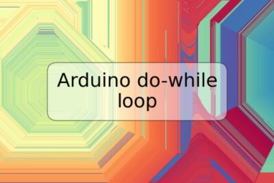 Arduino do-while loop