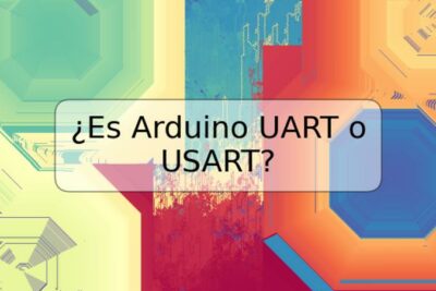 ¿Es Arduino UART o USART?