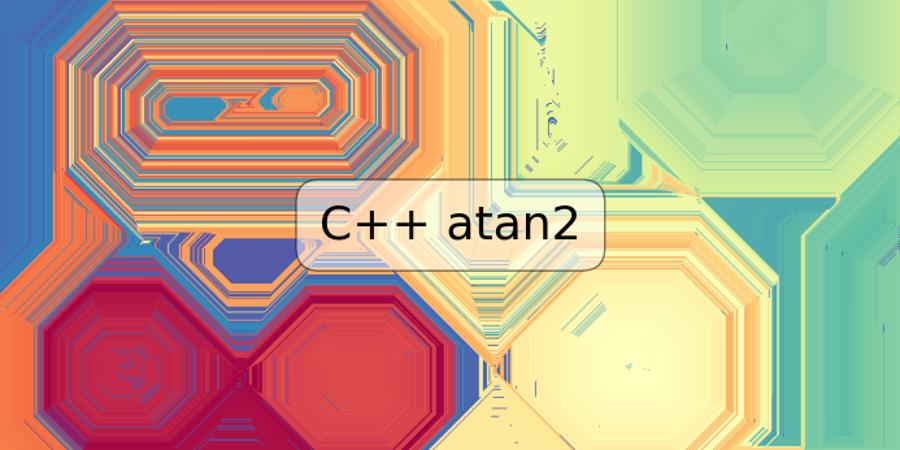 C++ atan2