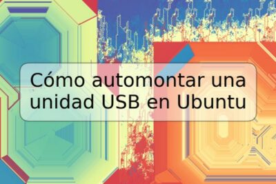 Cómo automontar una unidad USB en Ubuntu