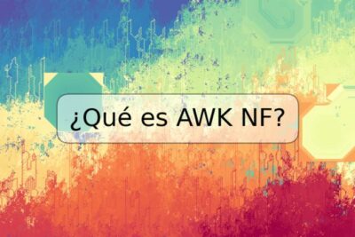 ¿Qué es AWK NF?