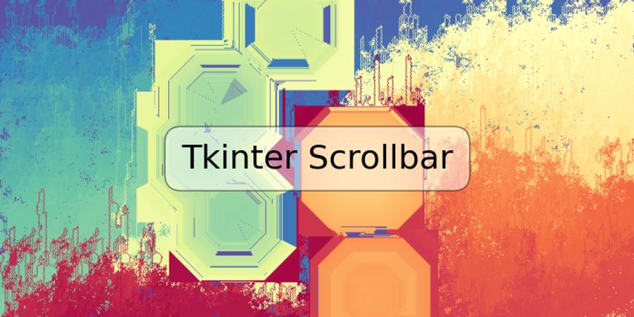 Tkinter Scrollbar