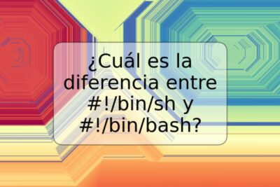 ¿Cuál es la diferencia entre #!/bin/sh y #!/bin/bash?