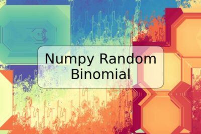 Numpy Random Binomial