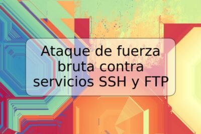 Ataque de fuerza bruta contra servicios SSH y FTP