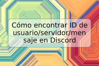 Cómo encontrar ID de usuario/servidor/mensaje en Discord
