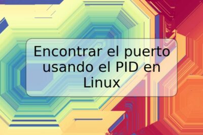 Encontrar el puerto usando el PID en Linux