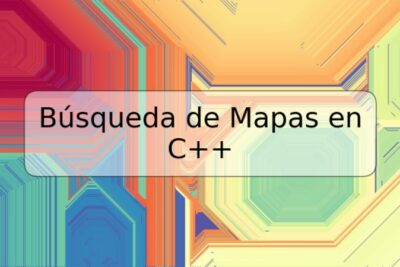 Búsqueda de Mapas en C++