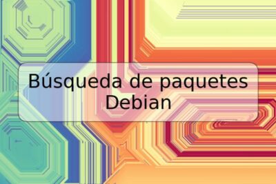 Búsqueda de paquetes Debian