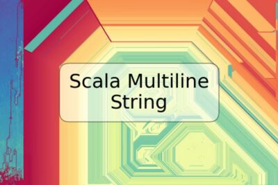 Scala Multiline String