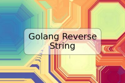 Golang Reverse String