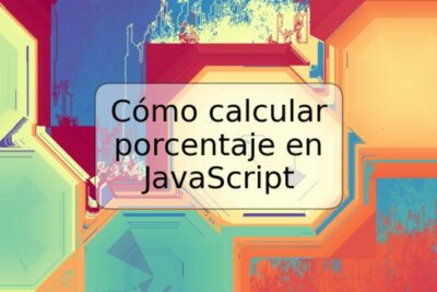Cómo calcular porcentaje en JavaScript