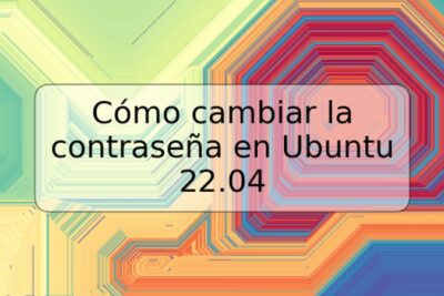 Cómo cambiar la contraseña en Ubuntu 22.04