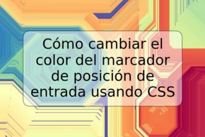 Cómo cambiar el color del marcador de posición de entrada usando CSS
