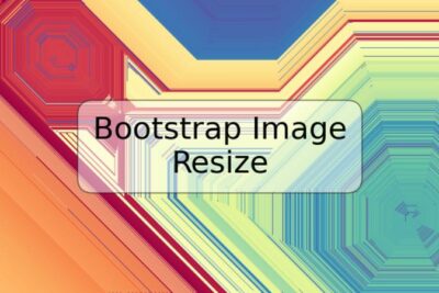 Bootstrap Image Resize
