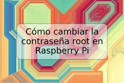 Cómo cambiar la contraseña root en Raspberry Pi