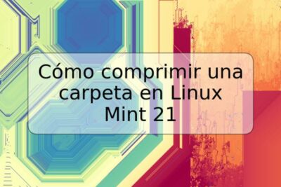 Cómo comprimir una carpeta en Linux Mint 21