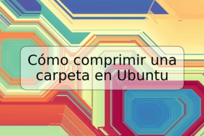 Cómo comprimir una carpeta en Ubuntu