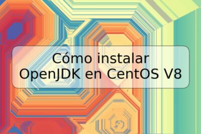 Cómo instalar OpenJDK en CentOS V8