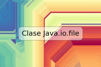 Clase Java.io.file