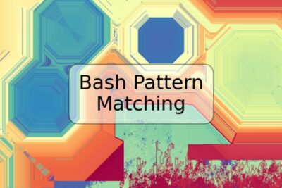 Bash Pattern Matching