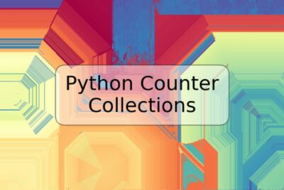 Python Counter Collections