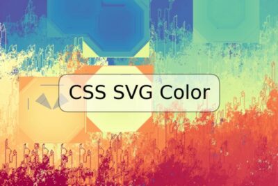 CSS SVG Color