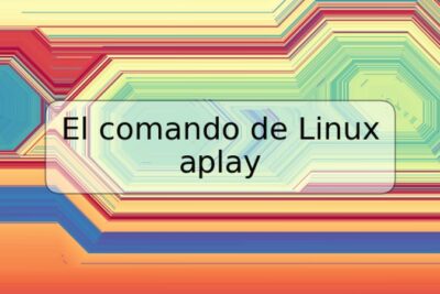 El comando de Linux aplay