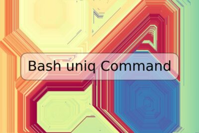 Bash uniq Command