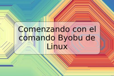 Comenzando con el comando Byobu de Linux
