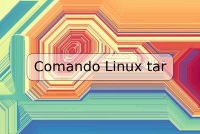 Comando Linux tar