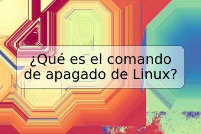 ¿Qué es el comando de apagado de Linux?