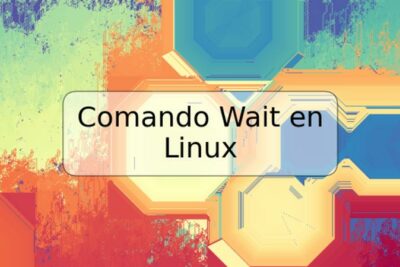 Comando Wait en Linux