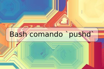 Bash comando `pushd`