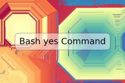 Bash yes Command