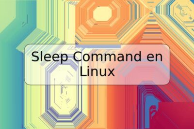 Sleep Command en Linux