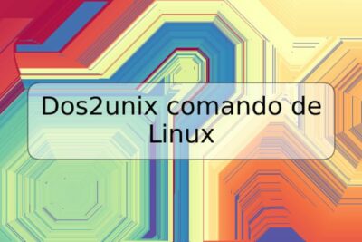 Dos2unix comando de Linux