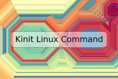 Kinit Linux Command