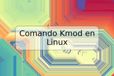 Comando Kmod en Linux