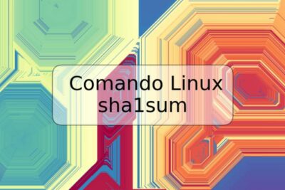 Comando Linux sha1sum