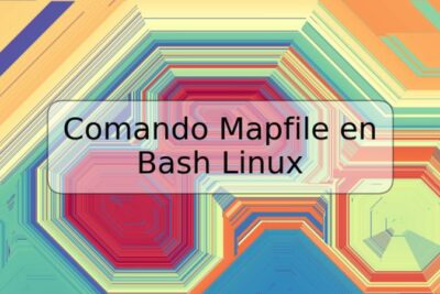 Comando Mapfile en Bash Linux